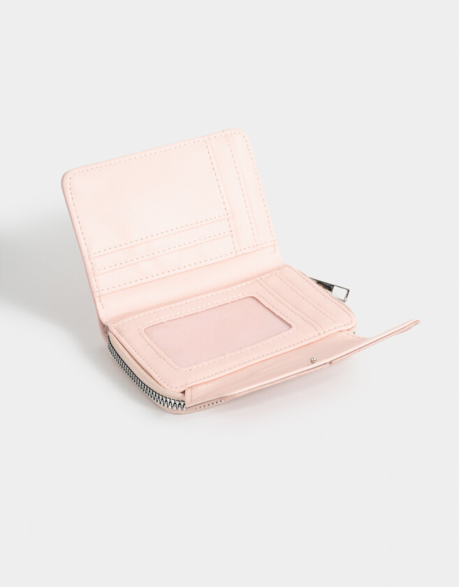 Billetera Billetera Con Solapa Rosa - Rosa Viejo