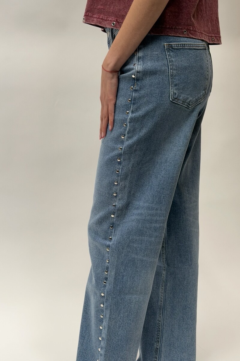 Jean Tachas Azul Jean Tachas Azul