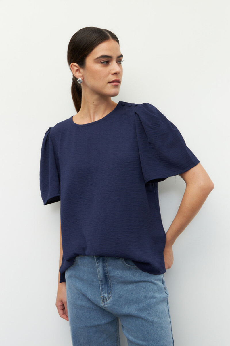 TOP FERRADURA Azul Marino