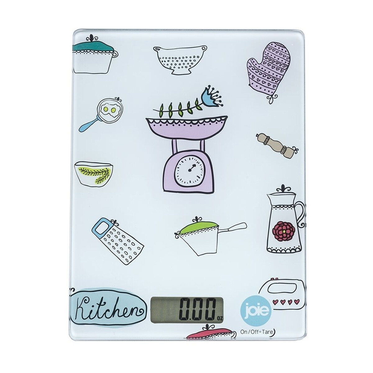 Balanza de cocina digital con diseños joie - BLANCO 