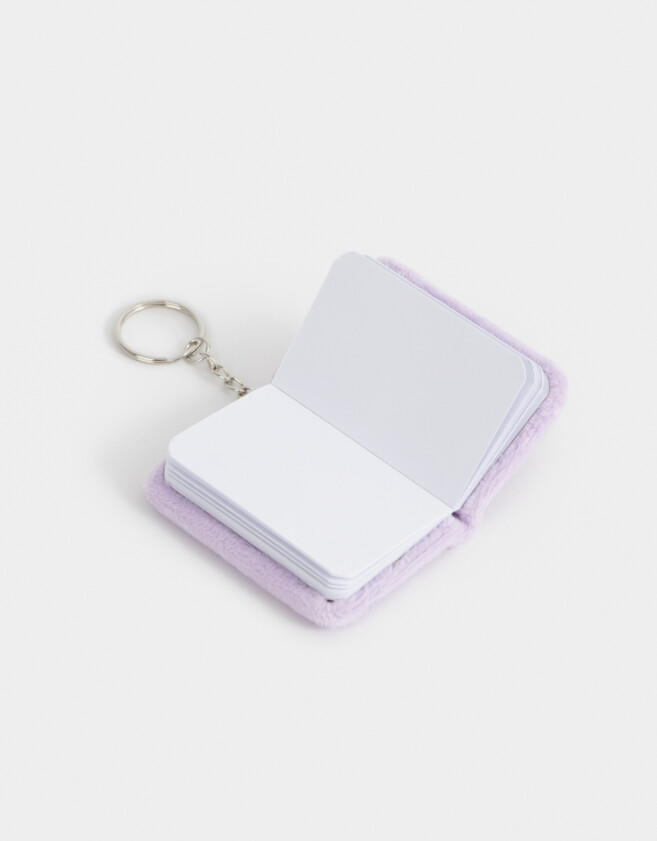 Llavero Llavero Y Charm De Libreta "tokyo" - Violeta Lila