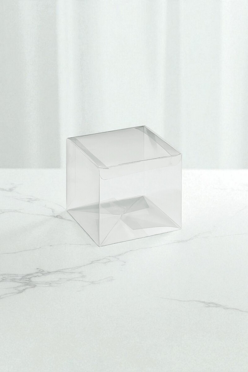 Caja transparente 9x9x9 cm. - TRANSPARENTE 