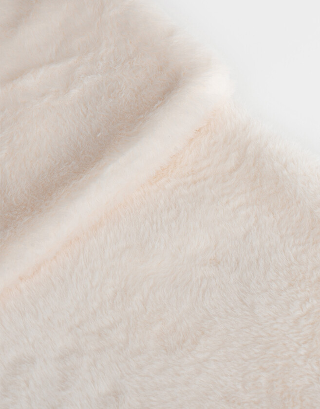 Cuellos Cuello Peluche Crudo - Blanco Crudo