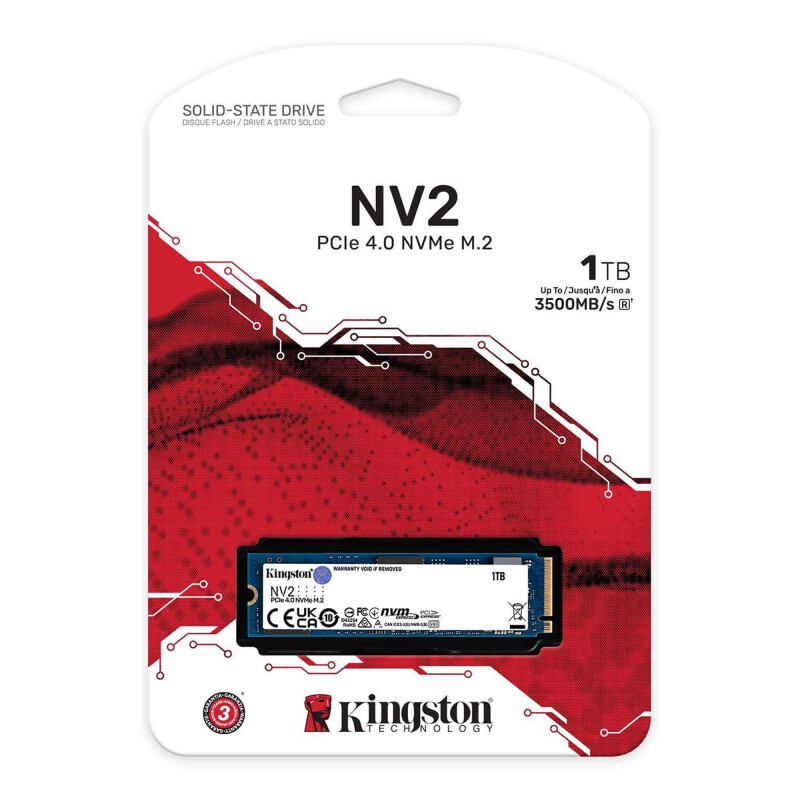 Disco Sólido Kingston Nv2 1tb M.2 2280 Disco Sólido Kingston Nv2 1tb M.2 2280