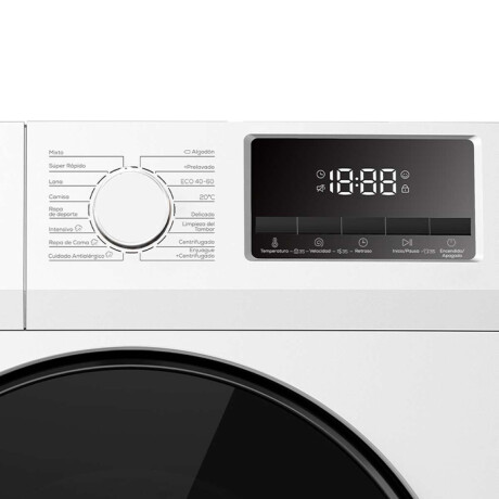 Lavarropas Automático Carga Frontal AIWA 8KG Inverter Blanco | AWLT08W