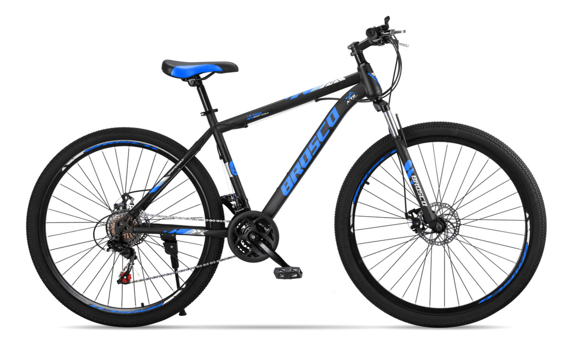 Bicicleta Montaña Rodado 29 Con 21 Velocidad Aro 29 Premium - Azul 