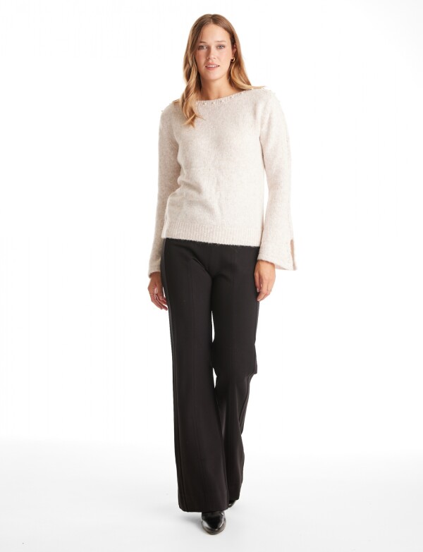 Buzo Lana Perlas BEIGE