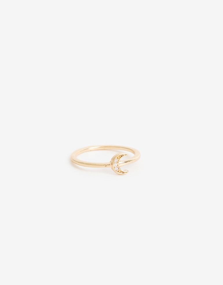 Anillos Chicos Metal Anillo Cosmic - Dorado