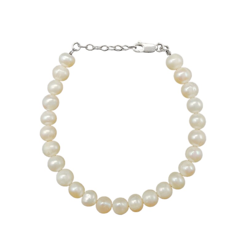Pulsera Bolitas-Plata 925-Con perla-PU3004 conperla