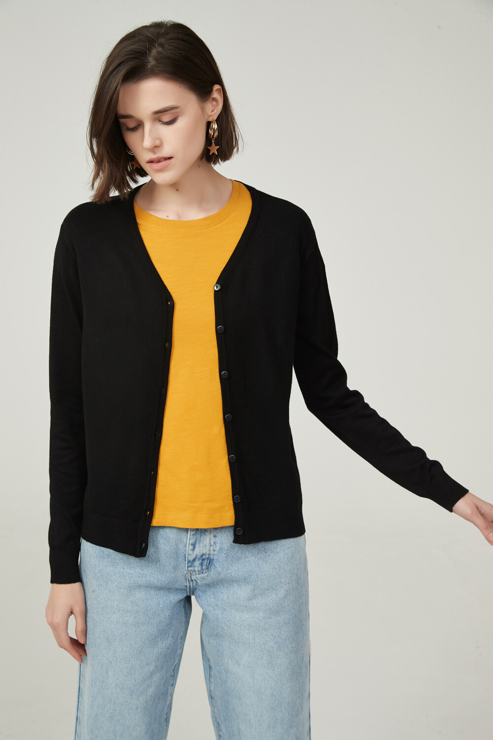 Cardigan Stratford Negro