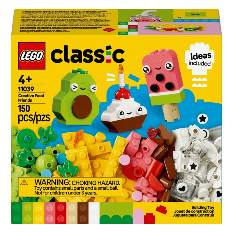 Lego Classic Amigos Nutritivos Creativos Juguete 11039 150 Lego Classic Lego Classic Amigos Nutritivos Creativos Juguete 11039 150 Lego Classic