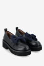 MOCASIN BOW LADY LOAFER Negro