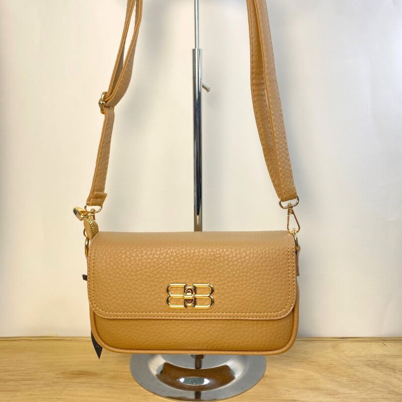 Cartera Cuerina Sweety Wanna Tostado