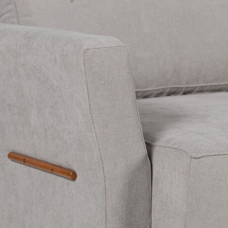 Rinconera Amadeus - Tela Microfibra - Chaise Derecho 2228 (Gris)