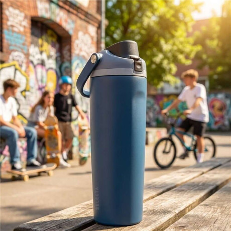 MUG TERMICO ACERO 900ML DAILY AZUL MARINO