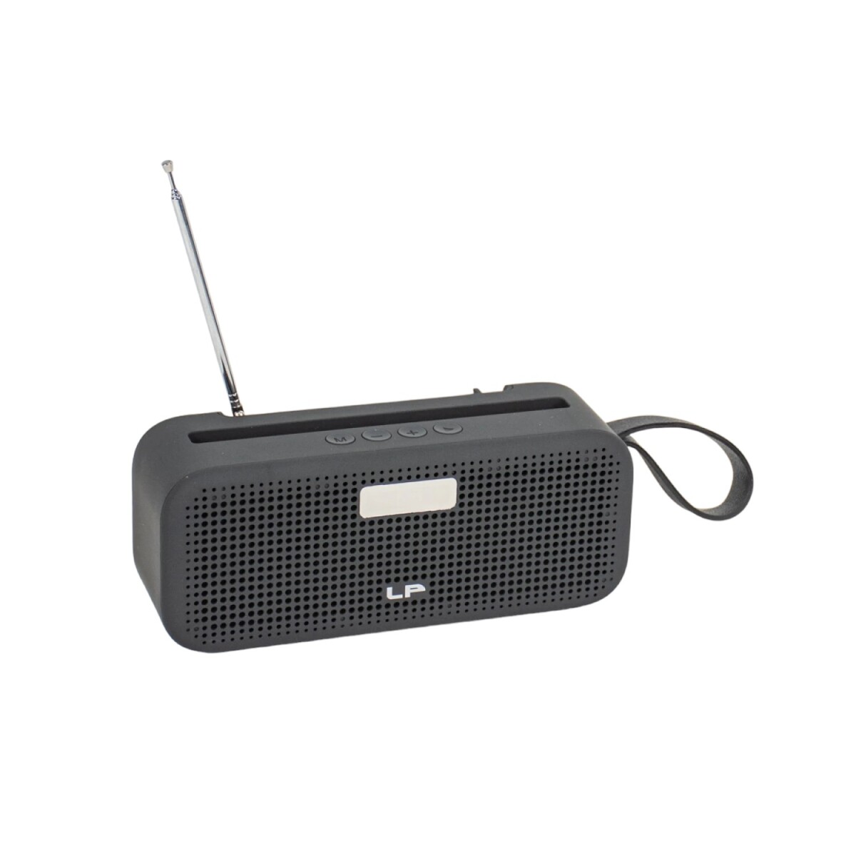 Parlante Con Porta Celular Bluetooth Fm Usb Sd A Batería - Negro 