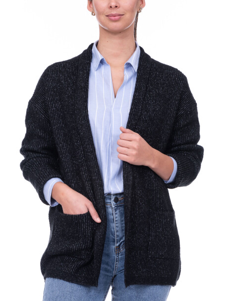 Cardigan gris oscuro