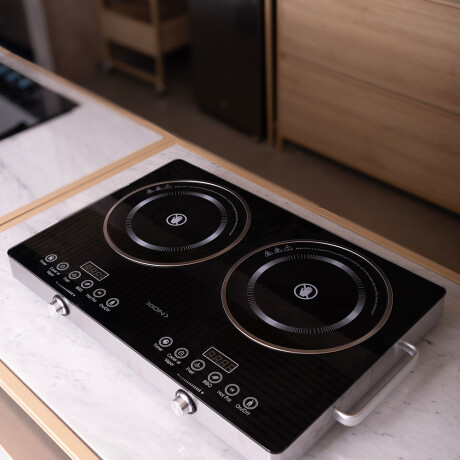 Anafe vitrocerámico portátil 2 hornallas Xion XI-EH202 Anafe vitrocerámico portátil 2 hornallas Xion XI-EH202