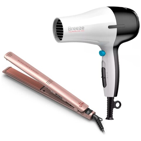 Combo 2 Gama: Secado Breeze 2100W + Planchita Keration Combo 2 Gama: Secado Breeze 2100W + Planchita Keration