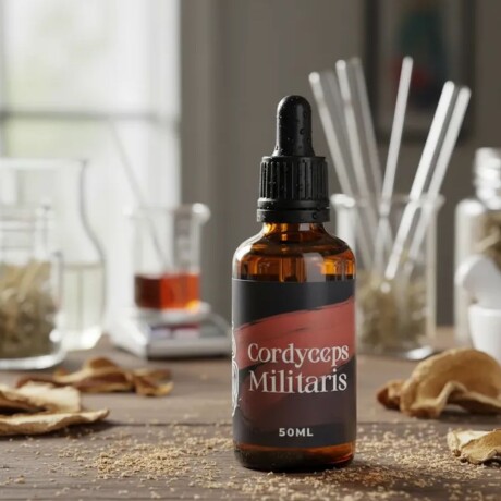 Tintura de Cordyceps Militaris 50ml Mushlove Tintura de Cordyceps Militaris 50ml Mushlove