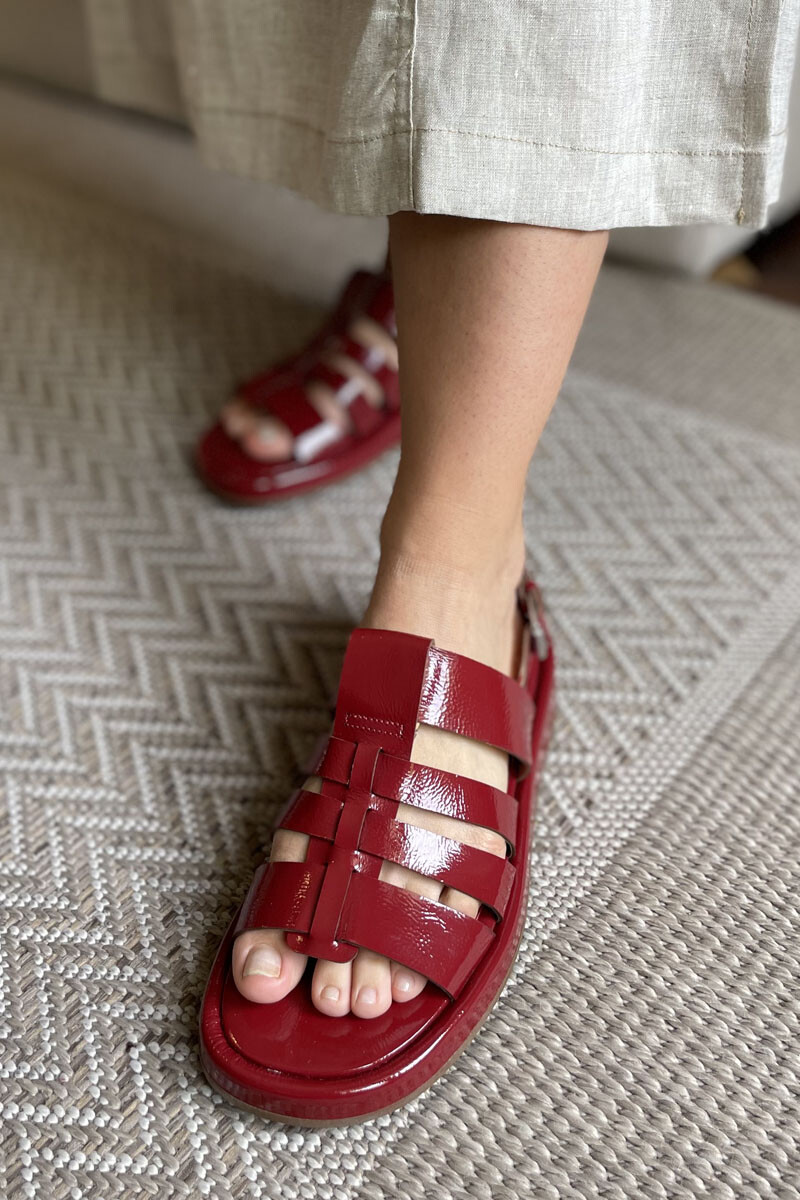 Sandalia afrodita - Cherry 