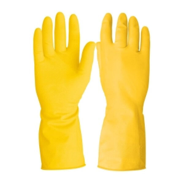 Guante Domestico de Látex Afelpado Mediano Pretul