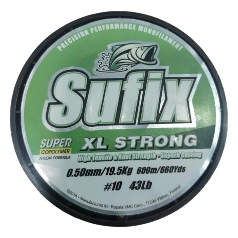 Tanza Sufix 0.50 Bobina 600 Metros Xl Strong Tanza Sufix 0.50 Bobina 600 Metros Xl Strong