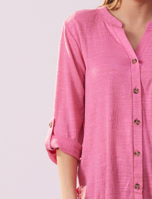 Blusa Botones FUCSIA