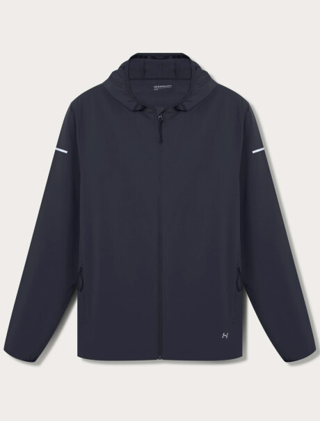 CAMPERA CORTAVIENTO DE SECADO RÁPIDO NEGRO