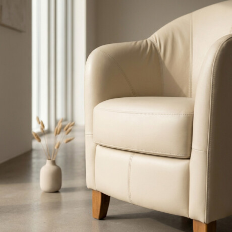 Butaca Gap - Cuero Básico Arena