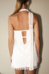 Vestido Sundown White Red