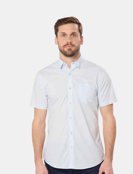 CAMISA LISA Celeste