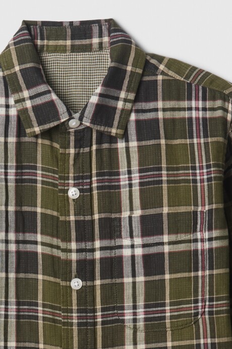 Camisa Manga Larga Niño Deep Depths Grn 190413