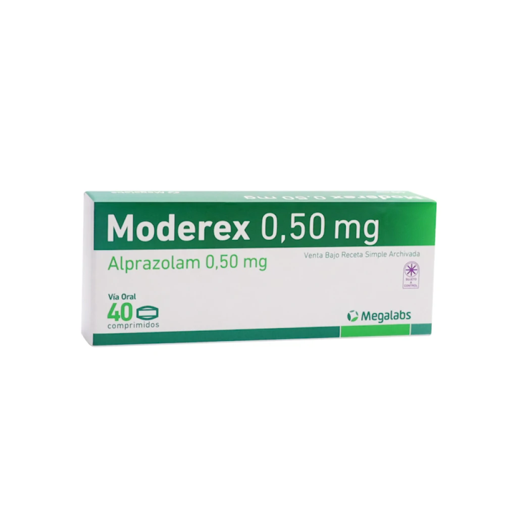 MODEREX 0.50 CJ X 40 COMPRIMIDOS