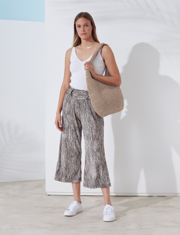 Cartera Bolso Tejido BEIGE