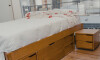 Cama 2 plazas con Cajones - Charme - Linea Funcional Amendoa