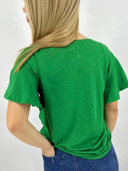 T-SHIRT SLOWLY 2411 VERDE