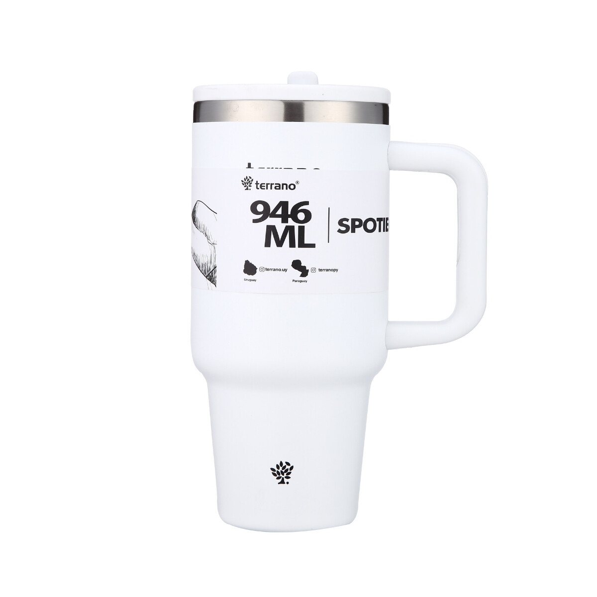SpotieCup Con Pico - 946ml. - Blanco 