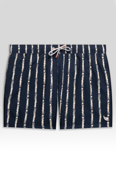 FLORAL STRIPE CLASSIC Blue