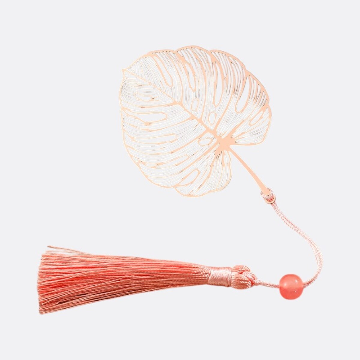 Marcadores Para Libros Individual - Hoja Rosa 