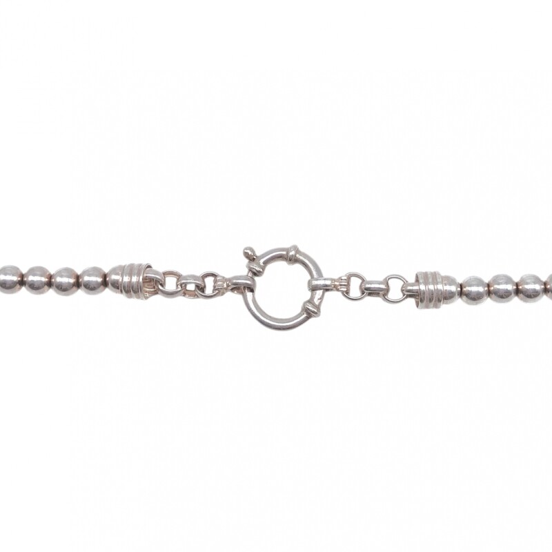 Cadena rolo y bolitas - Plata 925 - sin piedra -CD5088 sinpiedra