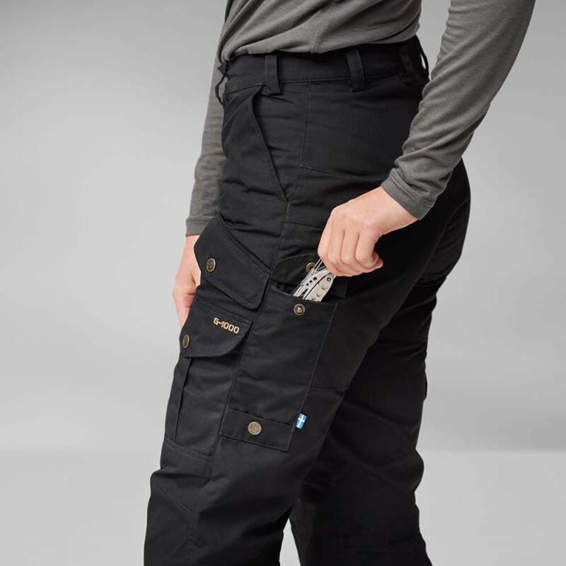 Pantalón Fjallraven Vidda Pro Trousers W Mujer Dark Grey-black