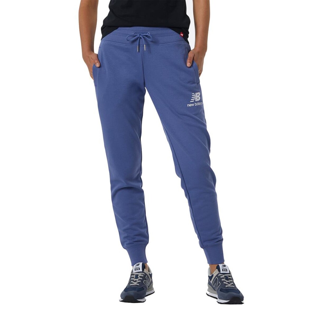 Pantalon New Balance de Dama - ESSENTIALS -WP03530NSY - BLUE 