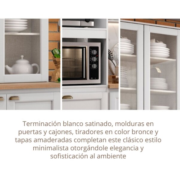 COCINA MODULADA 2.70 MT BLANCA - CLASSY COCINA MODULADA 2.70 MT BLANCA - CLASSY
