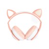 Auriculares inalambrico bluetooth STN28 infantil orejas gato luces rosado Auriculares inalambrico bluetooth STN28 infantil orejas gato luces rosado
