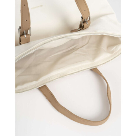 Cartera Shopper Special Price Blanco Crudo