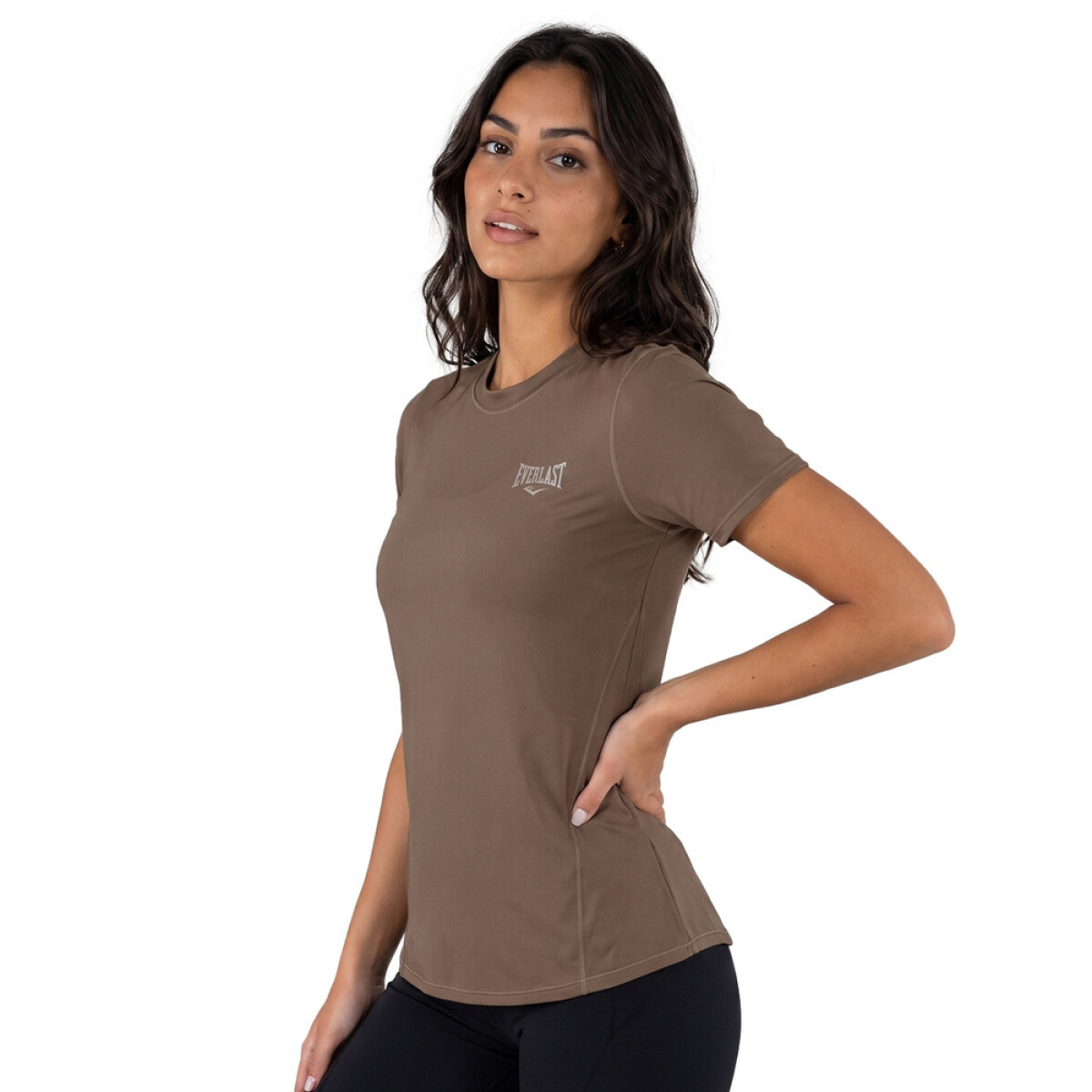 TSHIRT FEM POLY/SPX EVERLAST MEADOW RD W7 - BROWN 