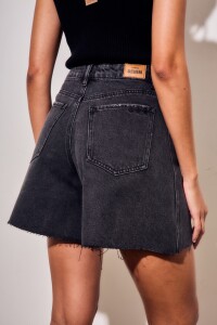 Bermuda Wide Leg Negro