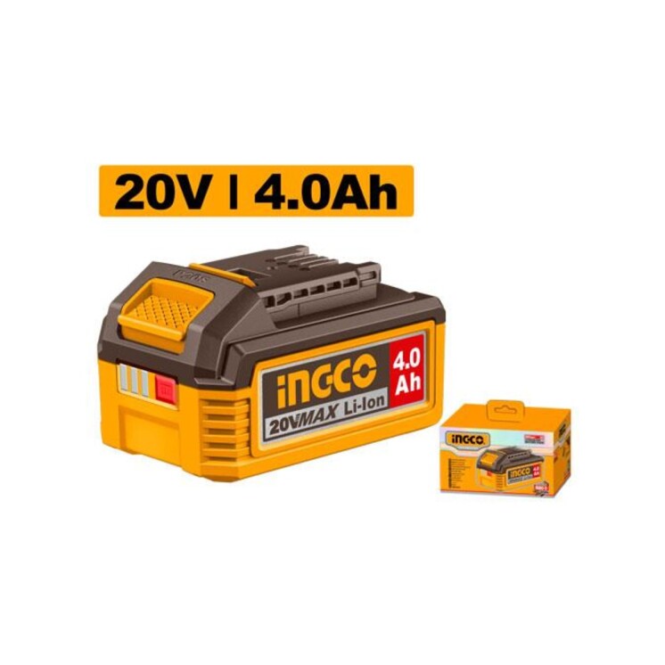 Kit Batería INGCO FBCPK1012 20V 4.0Ah + Cargador P20S Kit Batería INGCO FBCPK1012 20V 4.0Ah + Cargador P20S