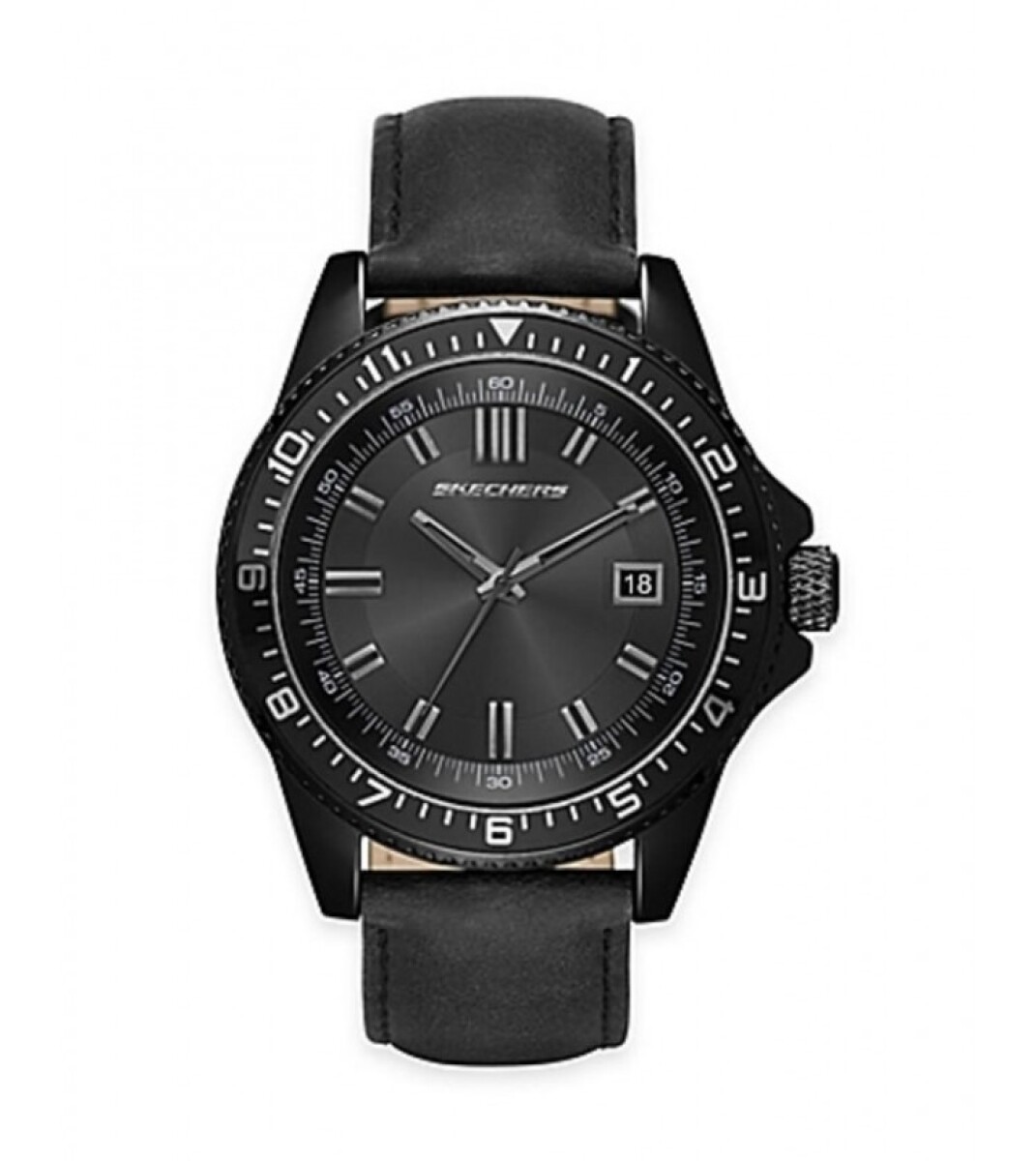 Reloj Skechers Fashion Cuero Negro 